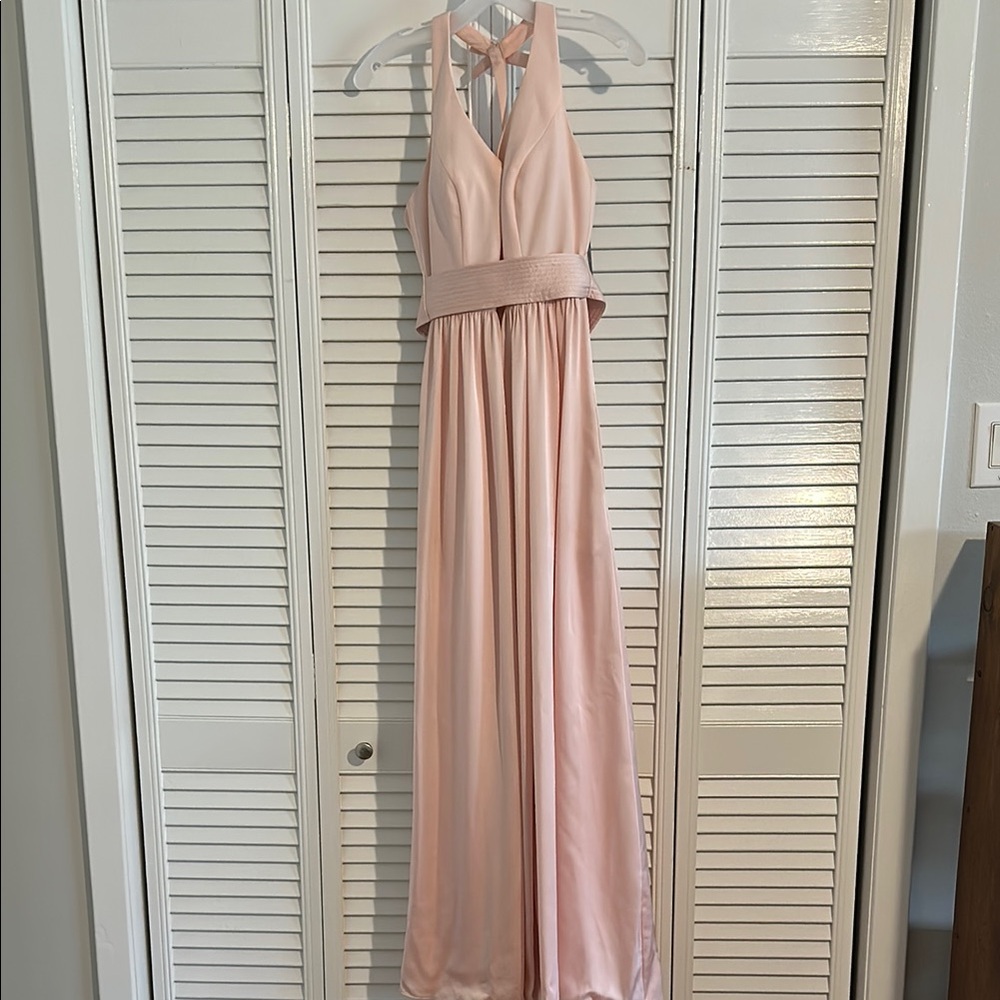 Elegant Pink Evening Gown